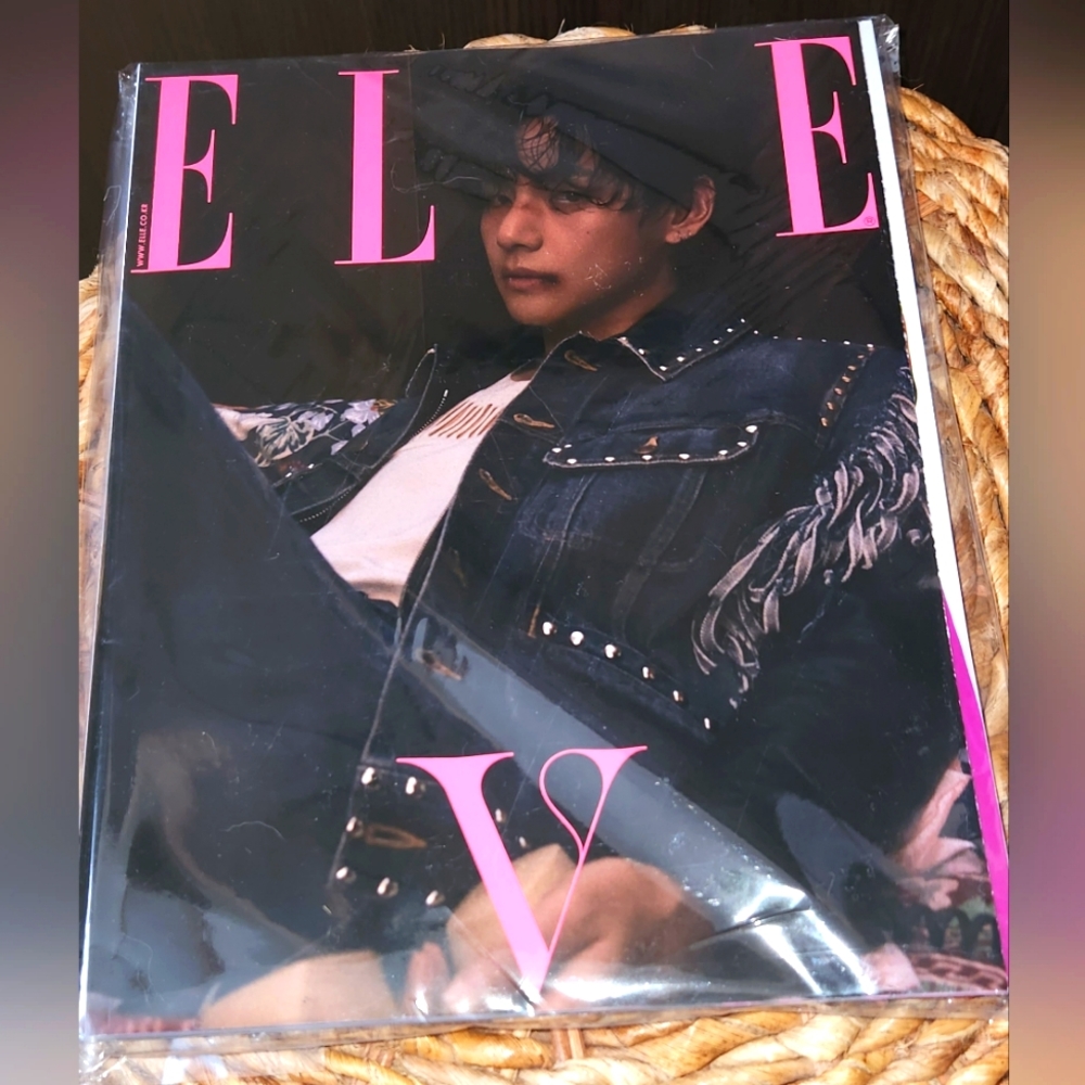 Limited Edition Elle Magazine with V of BTS
